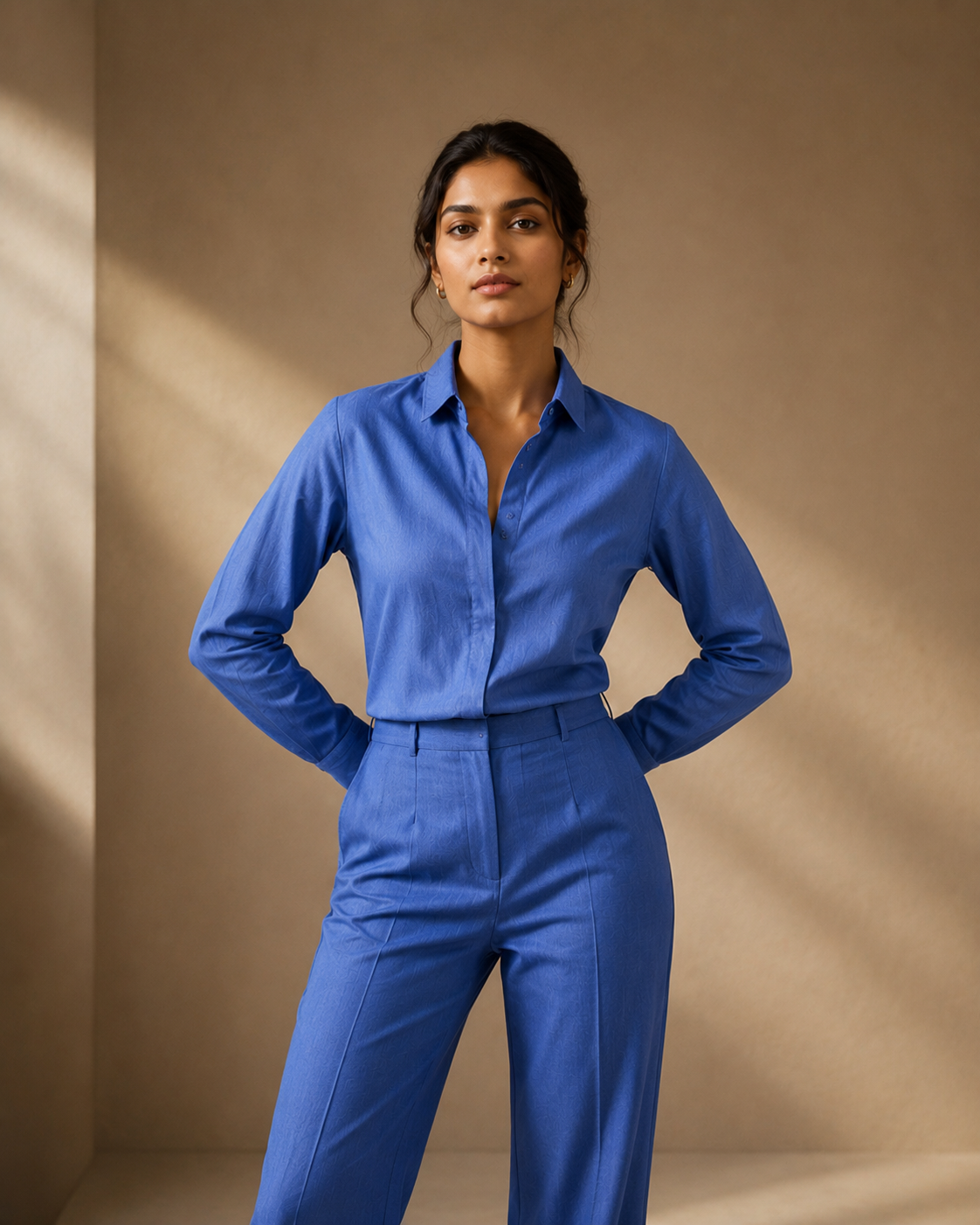Blue Cotton Shirt