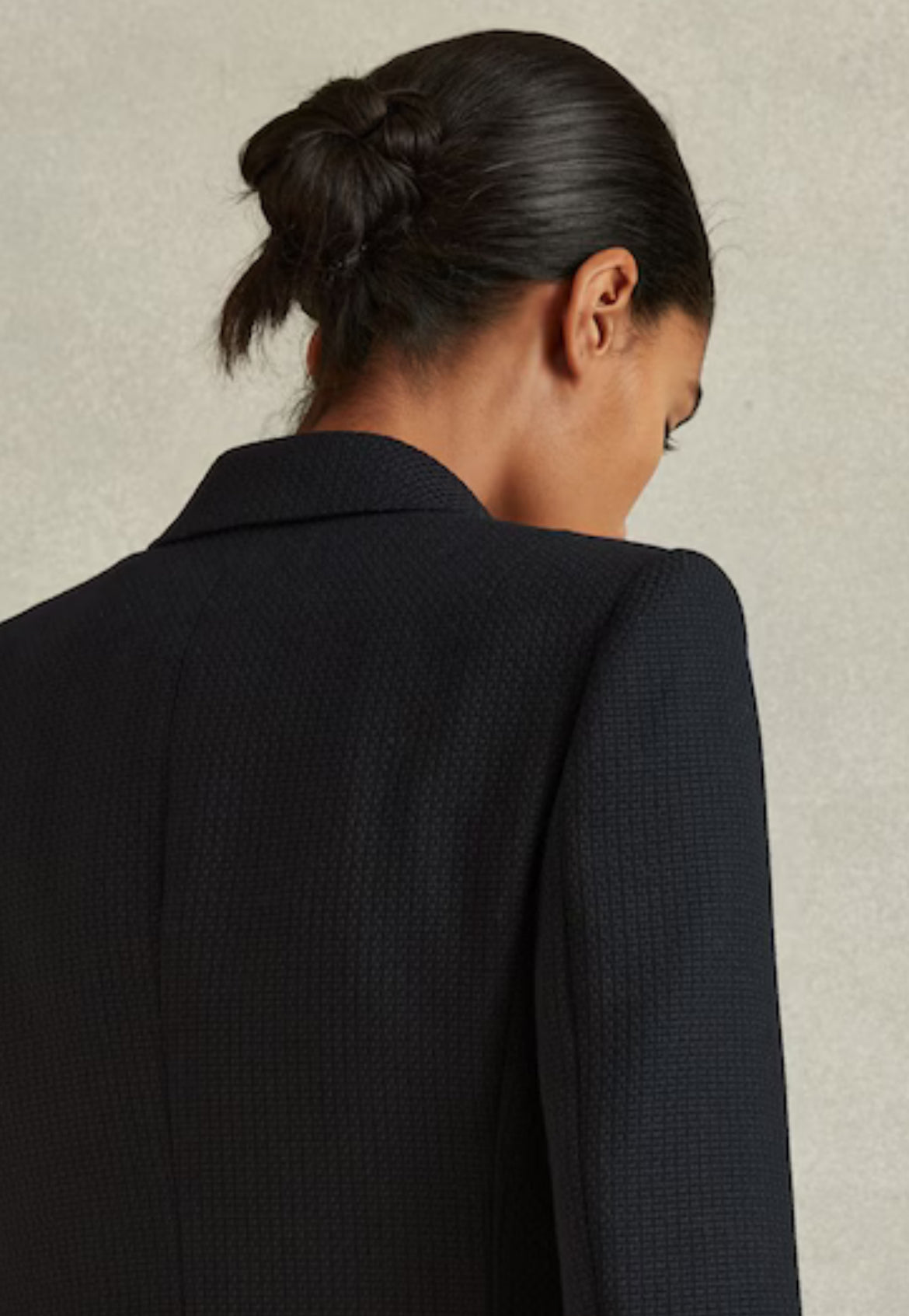 Black Texture Blazer