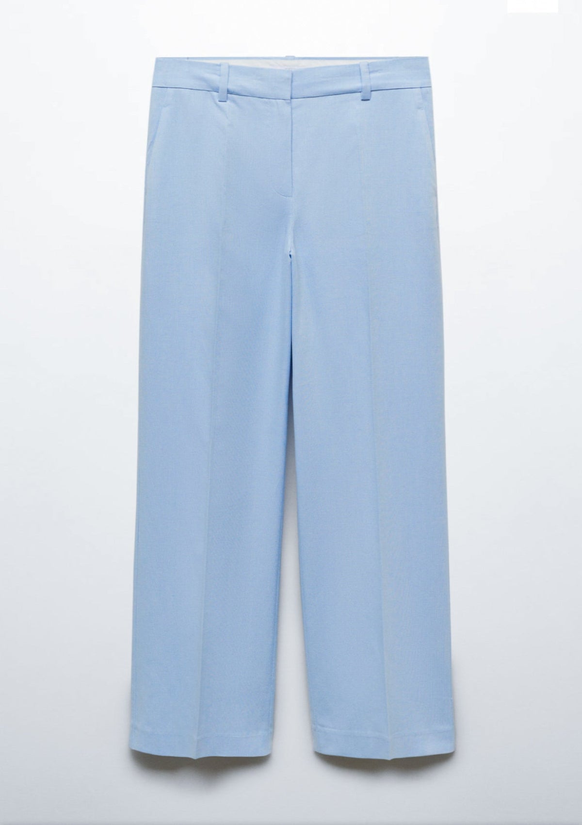 Blue straight fit Trouser