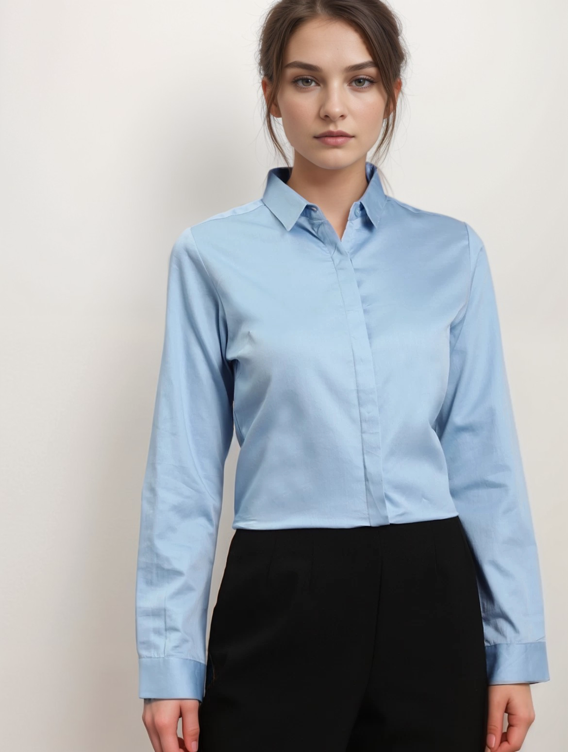 Blue Cotton Shirt