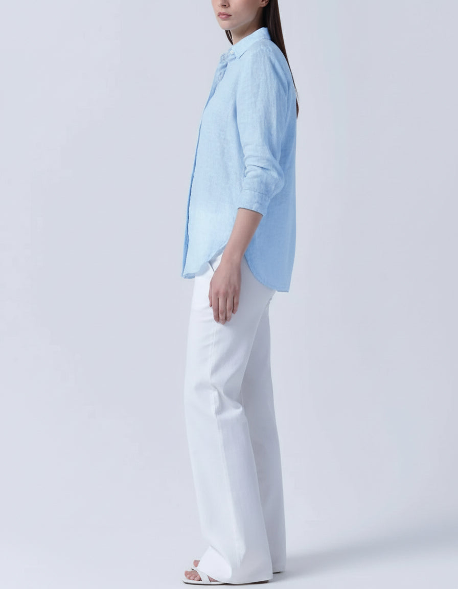 Blue Linen Shirt