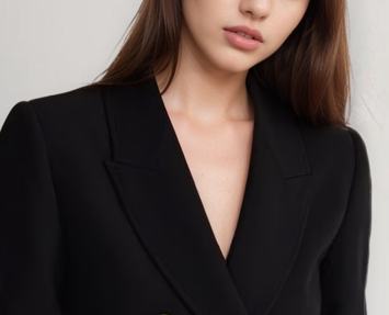 Black double breasted Blazer