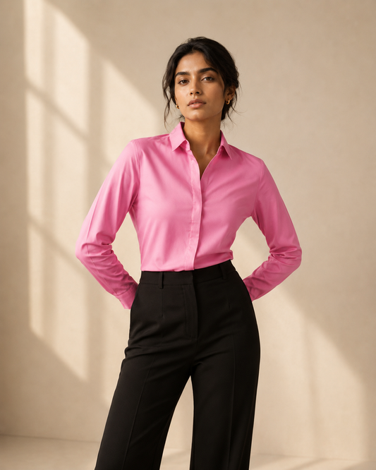 Pink Cotton Shirt