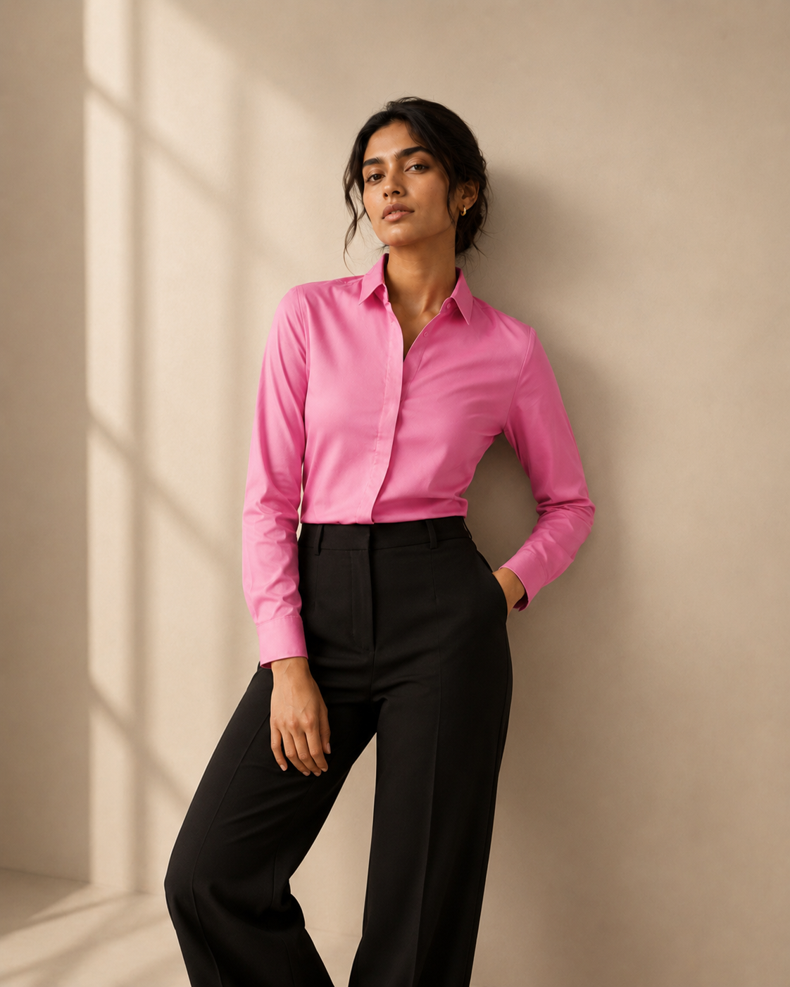 Pink Cotton Shirt