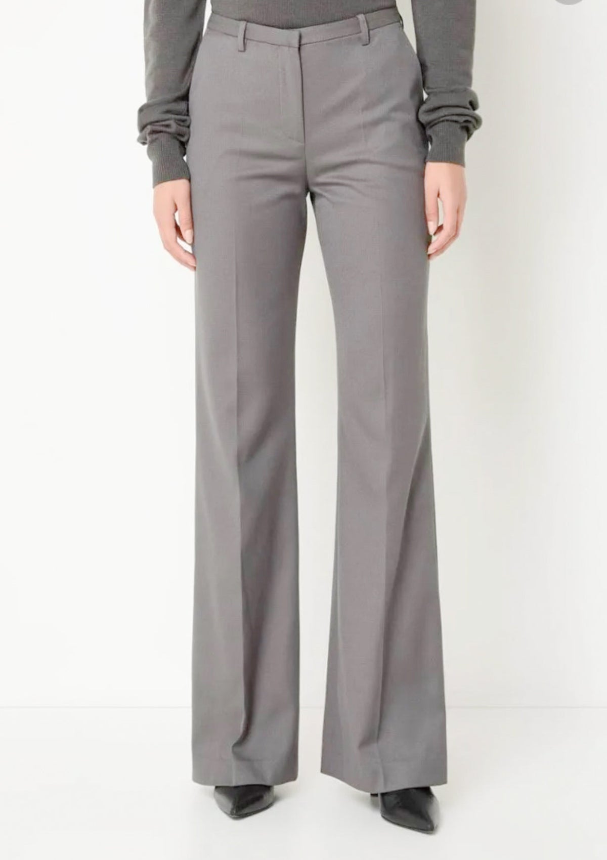 Gray high waist Trouser