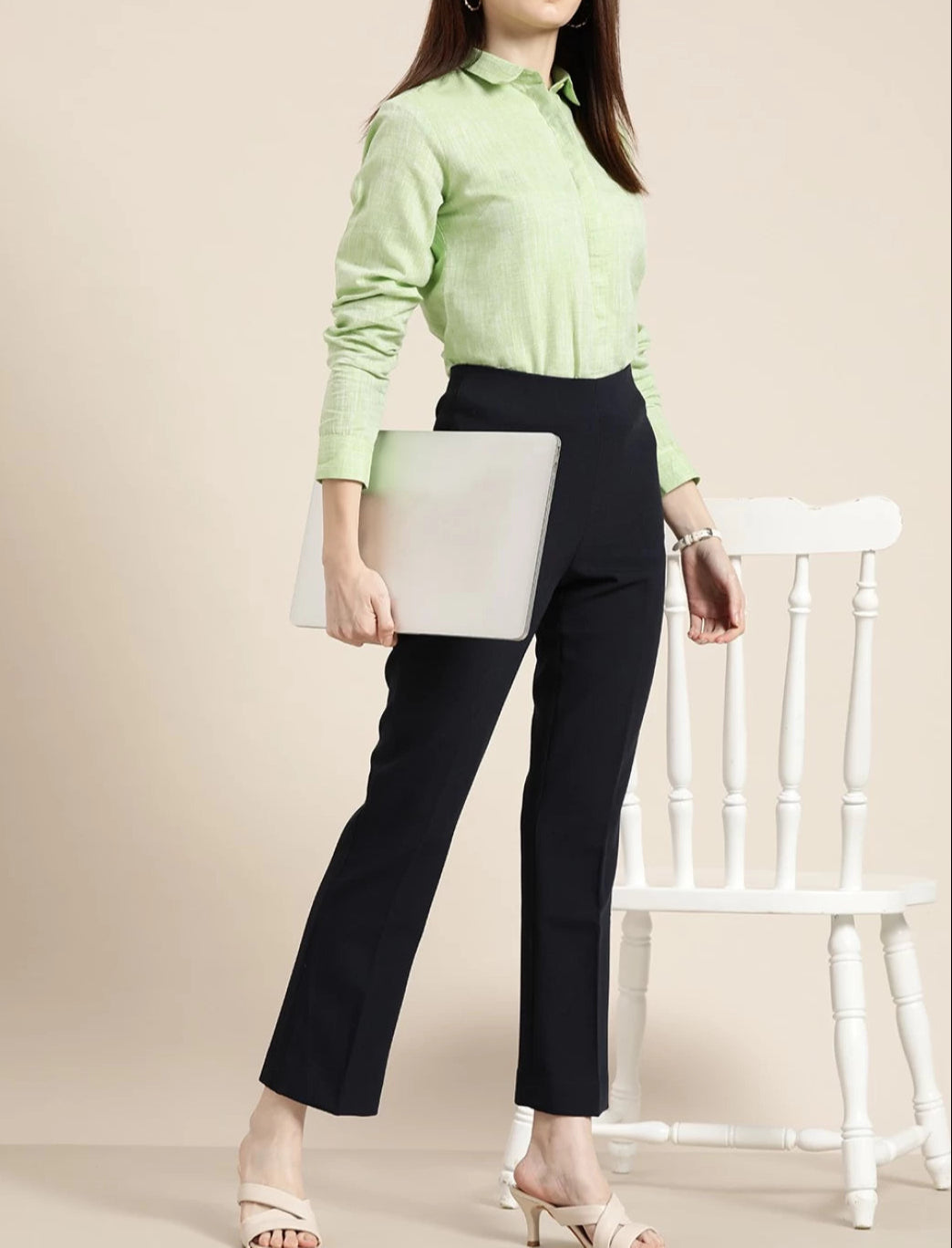 Mint Green Linen Shirt