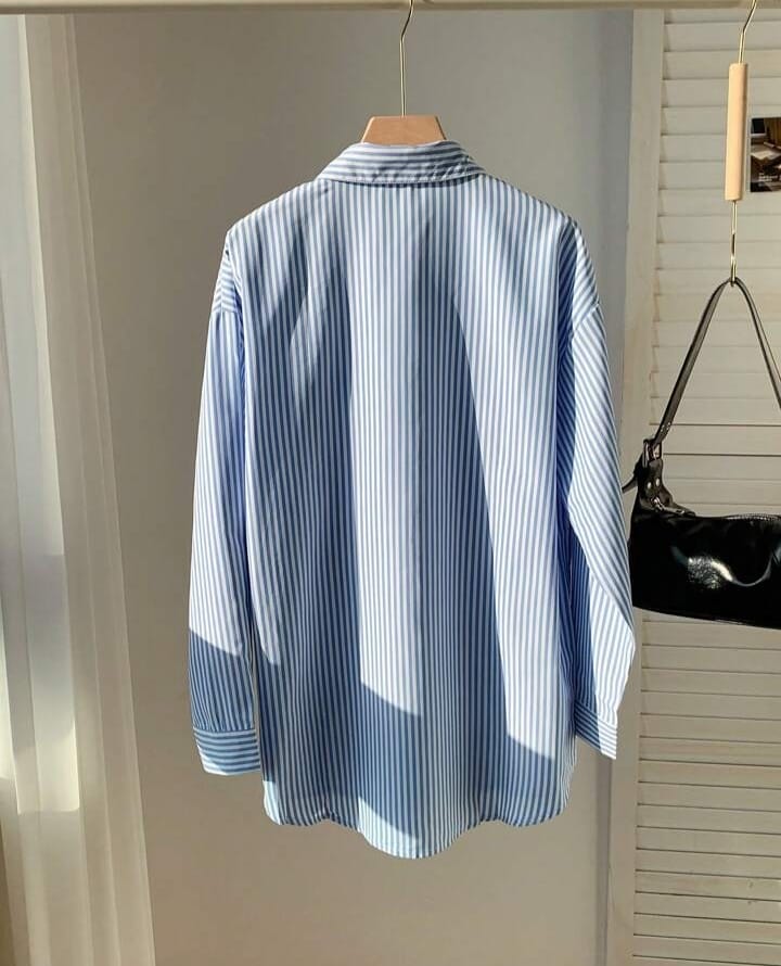 Blue stripe shirt