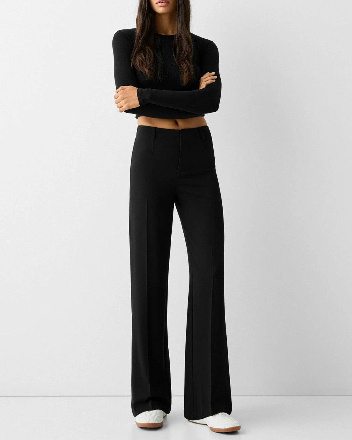 Black High Waist Trouser
